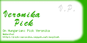 veronika pick business card